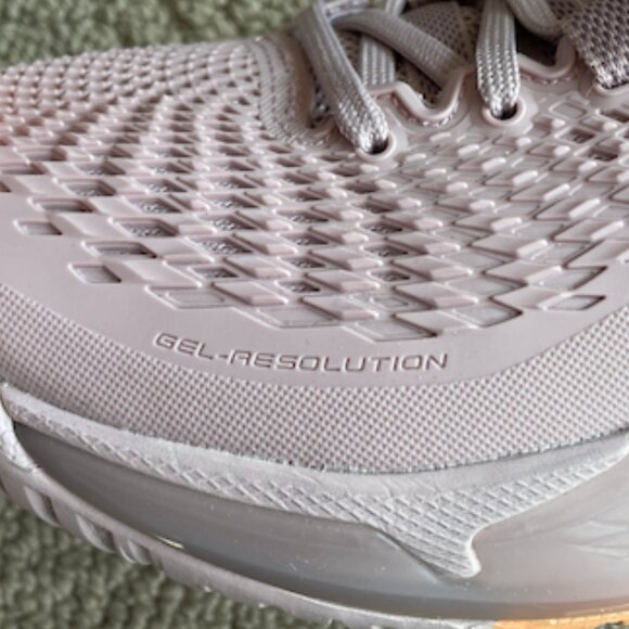 Asics Gel-Resolution 9 Women's 7.5 Wide Watershed Rose/White LIKE NEW CONDITION - Picture 2 of 9